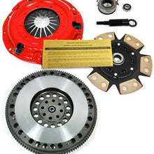 EFT 6-PUCK CLUTCH KIT+RACE FLYWHEEL fits FOR 9-2X BAJA FORESTER IMPREZA LEGACY 2.5L