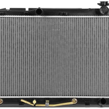 DNA Motoring OEM-RA-2817 2817 Factory Style Aluminum Cooling Radiator Replacement