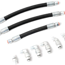 GXP High Pressure Oil Pump (HPOP) Hoses Lines & Fittings Set Compatible with 1999-2003 Ford 7.3 Powerstroke Diesel 7.3L