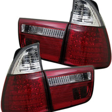 Spyder BMW E53 X5 00-06 4PCS LED Tail Lights - Red Clear (Red Clear)