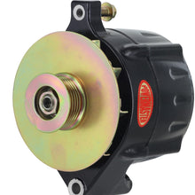Powermaster 8-57140-347 Black Alternator (Upgrade 150A Smooth Look 6 Groove Pulley, Baffle & Cone 1 Wire)