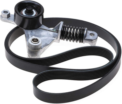 ACDelco ACK070750 Professional Accessory Belt Drive System Tensioner Kit with Belt, Tensioner, and Pulley