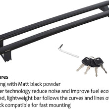 Roof Racks Cargo Luggage Racks Cross Bars 82212072AD Replacement for Jeep Grand Cherokee 2011-2021 All Models w/Side Rails 82212072AC NICEKE (Set of 2)