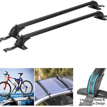 munirater Universal Car Aluminum Top Luggage Roof Rack Cross Bar Carrier Adjustable Window Frame Replacement for 43.3 inch