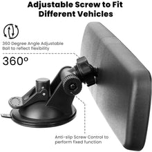ELUTO Rear View Mirror Anti-glare Mirror Universal Interior RearView Mirror with Suction Cup for Car Truck SUV 9.5’’(240mm)