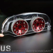 Clear Cam Gear Timing Belt Cover For Mitsubishi Eclipse 4G63 Turbo DSM 1G EVO1 2 3