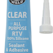 J-B Weld 32325 Ultimate Copper High Temperature RTV Silicone Gasket Maker and Sealant - 3 oz. - Copper