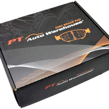 PT Auto Warehouse PT1056 - Ceramic Disc Brake Pad Set - Front
