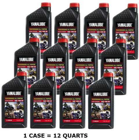 Yamalube 10w40 All Performance Oil - Quarts (Case of 12)