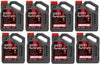 Motul 108647 Set of 8 6100 Synergie+ 10W-40 Motor Oil 5-Liter Bottles