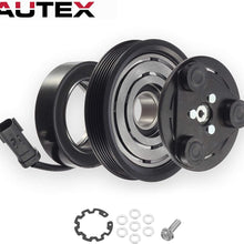 AUTEX AC A/C Compressor Clutch Assembly Kit 55111400AA Compatible with Liberty 2006 2007 2008 3.7L V6 Compatible with Nitro 2007 2008 3.7L V6 (Not Fits R/T Model)