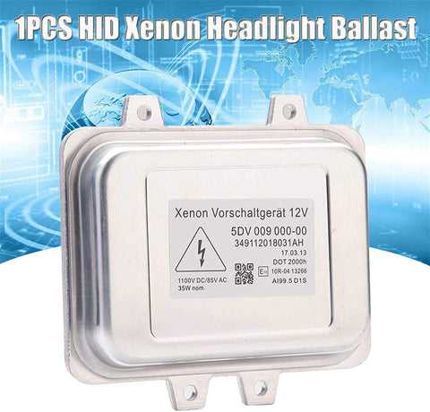 5DV00900000 5DV 009 000-00 Xenon HID Headlight Ballast Replacement Control Unit Module D1S D1R Bulb Lamp For 2007-2012 Freightliner Sprinter 2500/3500, 3 Year Warranty