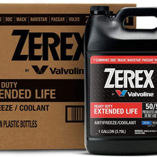 Zerex Heavy Duty Extended Life Antifreeze/Coolant, Ready to Use - 1gal (Case of 6) (ZXEDRU1-6PK)