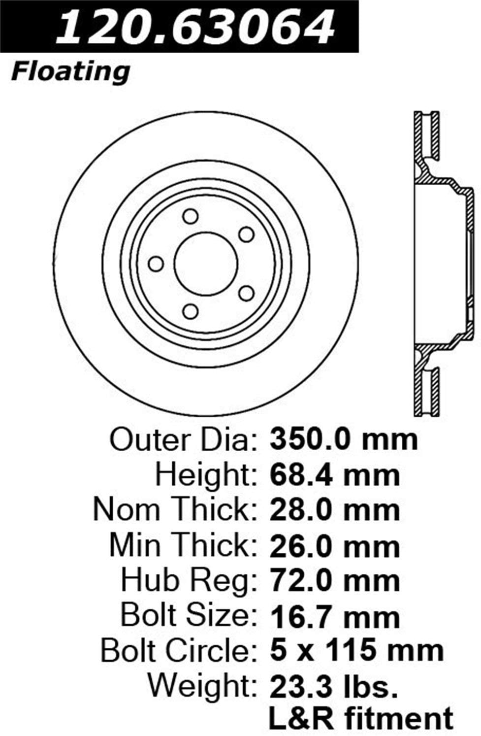 Stoptech 127.63064R Auto Part