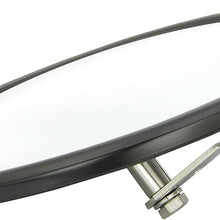 Grote 16032 Black 8 1/2" Convex Mirror with Center-Mount Ball-Stud