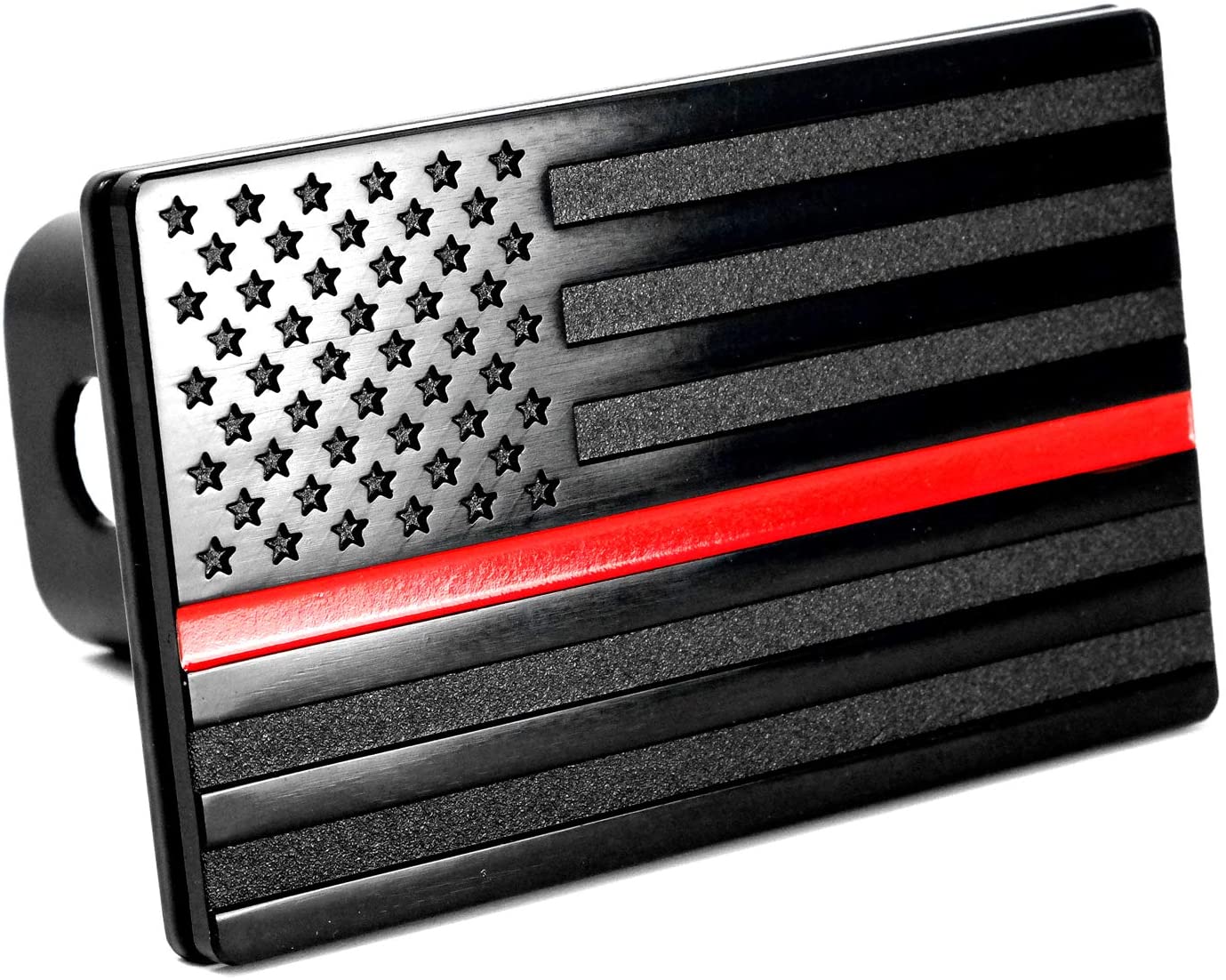 USA American Flag Metal Trailer Hitch Cover (Fits 2