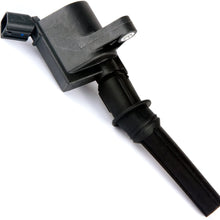 Ignition Coil DG508 and Motorcraft Spark Plug SP479 for Ford 4.6L 5.4L V8 DG457 DG472 DG491 CROWN VICTORIA EXPEDITION F-150 F-250 MUSTANG LINCOLN MERCURY EXPLORER 3W7Z-12029-AA (Set of 8 BLACK)