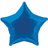 Foil Balloon, Star, 20 in, Royal Blue, 1ct