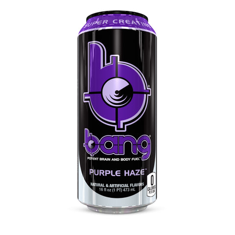 Bang Purple Haze Energy Drink with Super Creatine, 16 oz Can