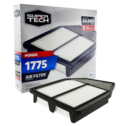 SuperTech 1775 Engine Air Filter, Replacement Filter for Honda