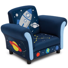 Delta Children Space Adventures Blue, Upholstered Sculpted Chair