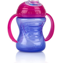 Nuby 1 Pk 8 ounce 2-Handle Silicone Spout Cup, Colors May Vary