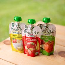 (12 Pack) Beech-Nut Veggies Stage 2, Zucchini Spinach & Banana Baby Food, 3.5 oz Pouch