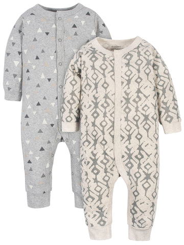 Modern Moments by Gerber Baby Boy Coveralls, 2-Pack