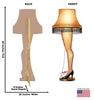 Leg Lamp A Christmas Story, Advanced Graphics Standup, 48