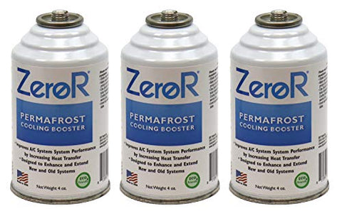 ZeroR PERMAFROST AC Performance Booster for R134a_ & R12_- 3 Cans