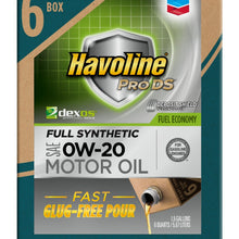 Havoline SMART CHANGE® ProDS 0W-20 Full Synthetic Motor Oil, 6 qt.