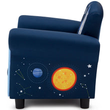 Delta Children Space Adventures Blue, Upholstered Sculpted Chair