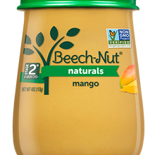 (10 Pack) Beech-Nut Naturals Stage 2, Mango Baby Food, 4 oz Jar