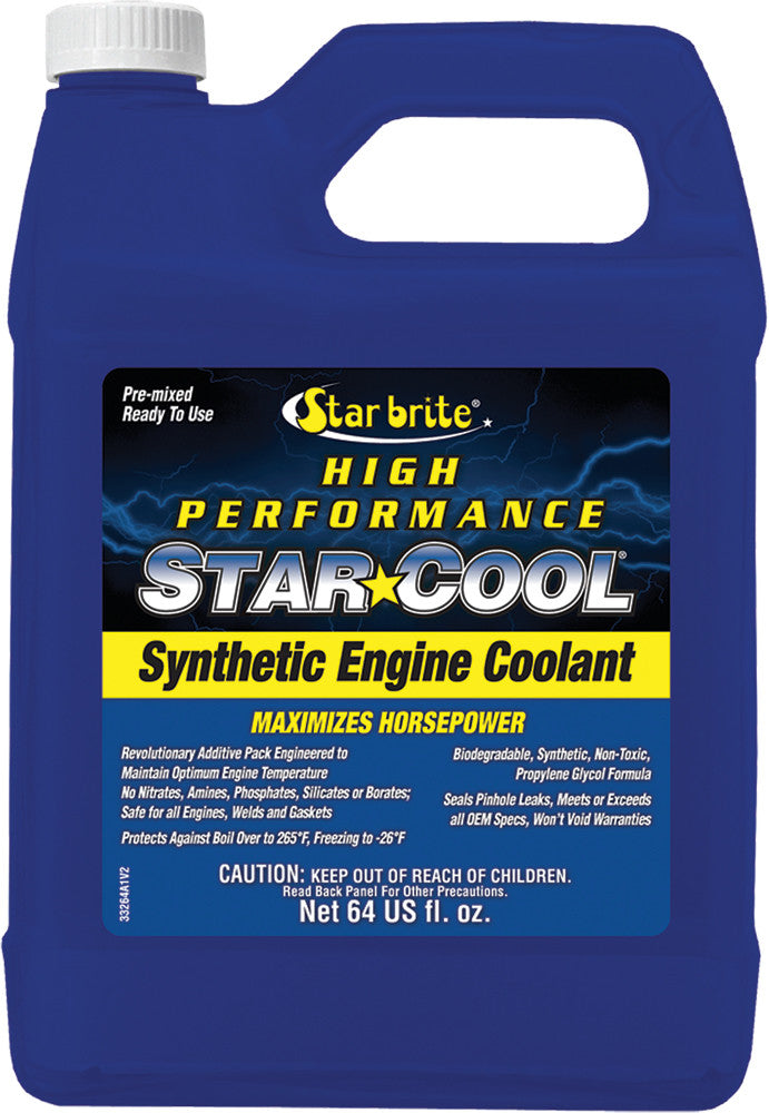 STAR BRITE STAR COOL SYNTHETIC ENGINE COOLANT 64OZ