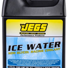 JEGS 72314 Ice Water Racing Coolant 1 Gallon Non-Glycol Formula Legal for Use on