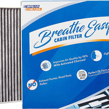 Spearhead Premium Breathe Easy Cabin Filter, Up to 25% Longer Life w/Activated Carbon (BE-161)