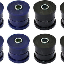 AUTOACER - 8 Piece Rear Upper and Lower Arm Bushing Kit - Compatible With NISSAN Pathfinder & INFINITI QX4 1996-2004 - Polyurethane - PU