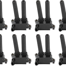 Ignition Coil Pack Set of 8 - Fits Dodge Ram 1500, 2500, 3500, Jeep Grand Cherokee 5.7L, Commander, Dodge Charger, Challenger 5.7L, 6.1L, 6.4L HEMI - Replaces 5602129AA, 56029129AA, UF-504, 56029129AF