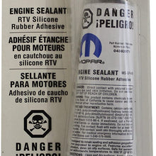 Genuine Chrysler Accessories (4883971AB) RTV Silicone Rubber Adhesive Engine Sealant - 3 oz. Tube