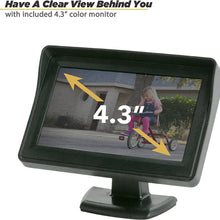 SCOSCHE D5PFCAMK Plug and Play Back Up Camera System with License Plate Frame for Vehicles