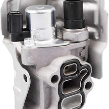 Tecoom 15810-RAA-A03 Spool Valve Body VTEC Solenoid Body with Timing Oil Pressure Switch and Gasket for Honda CRV CR-V Civic Element Accord Acura RSX