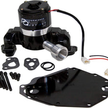 PRW 4435117 Black Powder-coated Performance Quotient Electric Racing Water Pump for Ford 351C