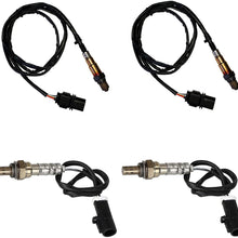 Set of 4 New Oxygen O2 Sensor Upstream & Downstream for 2009-2010 Ford F150 F-150 Pickup V8 4.6L 5.4L 6.2L