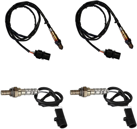 Set of 4 New Oxygen O2 Sensor Upstream & Downstream for 2009-2010 Ford F150 F-150 Pickup V8 4.6L 5.4L 6.2L