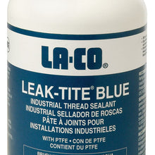 LA-CO Leak-Tite Economical Thread Sealant with PTFE, -50 to 500 Degree F Temperature, 5 gal, Blue