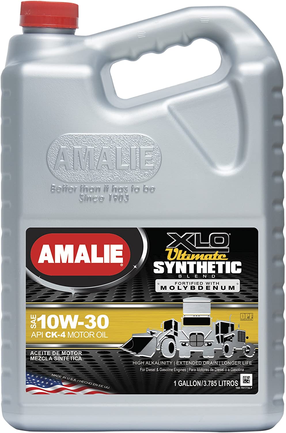 Amalie XLO Ultimate Synthetic Blend Fortified with Moly 10W-30