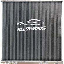 ALLOYWORKS Ford F-Series Radiator, All Aluminum Radiator For 2003-2007 Ford F-250 F-350 F-450 F-550 F-53 Turbo Diesel 6.0L V8 Powerstroke