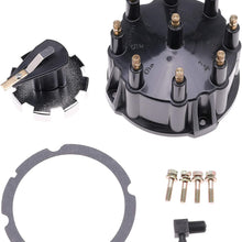 18-5273 805759Q3 Distributor Cap and Ignition Rotor Kit for Mercury Mercruiser 5.0 5.7 7.4 8.2 V8 Engine with Thunderbolt IV and V HEI Ignitions Systems Replace Sierra 18-5395 805759T3 815407A2