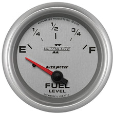 Auto Meter 7714 Ultra-Lite Pro II 2-5/8" 0 E/ 90 F Short Sweep Electric Fuel Level- GM Gauge