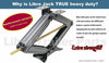 LIBRA Set of 4 5000lbs RV Trailer Stabilizer Leveling Scissor Jacks w/Dual Power Drill sockets & mounting Hardware Set